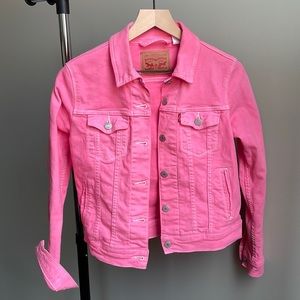 Pink Levi denim jacket